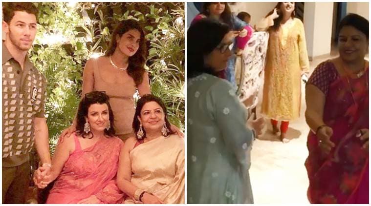 Priyanka Chopra Nick Jonas mothers dance video engagement ceremony
