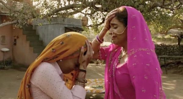 Radhika Madan and Sanya Malhotra in patakha