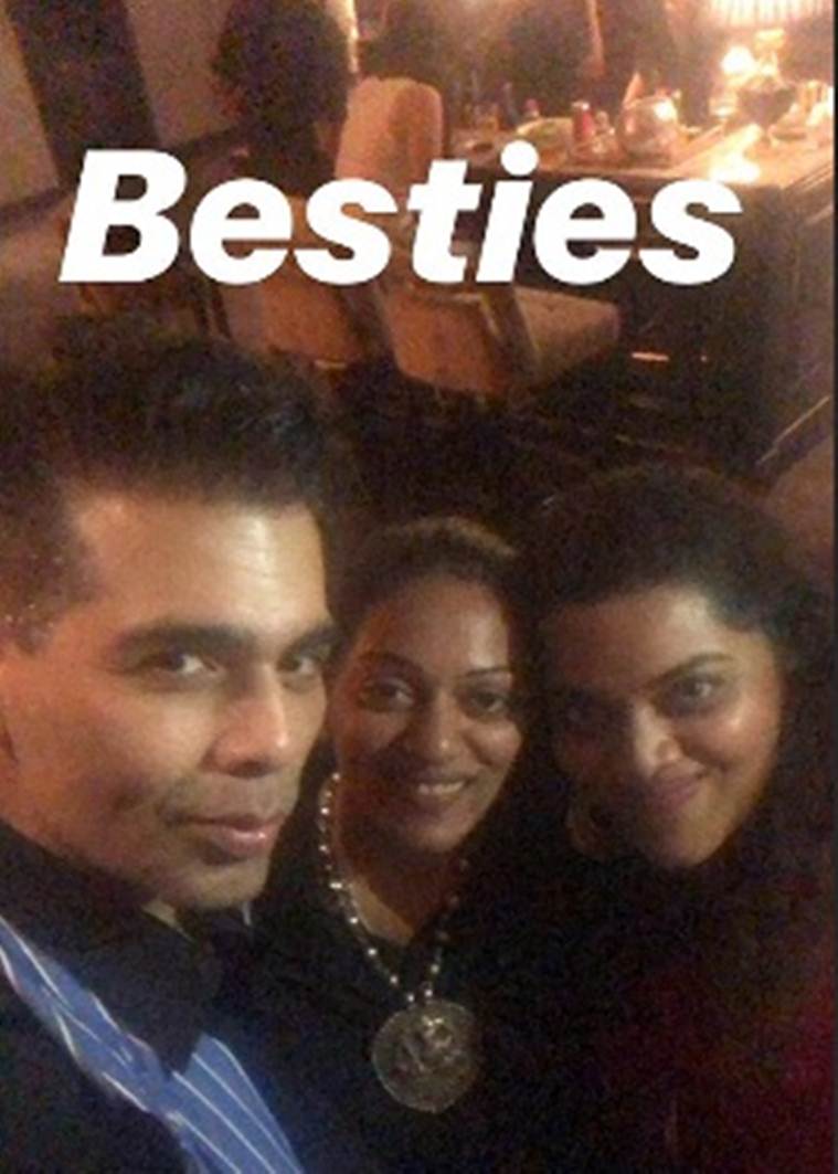 karan johar at ranbir kapoor house party 