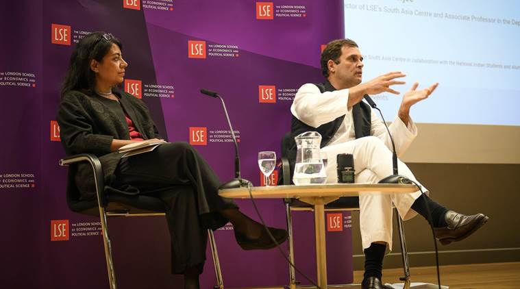 Rahul Gandhi speech at London School of Economics (LSE)