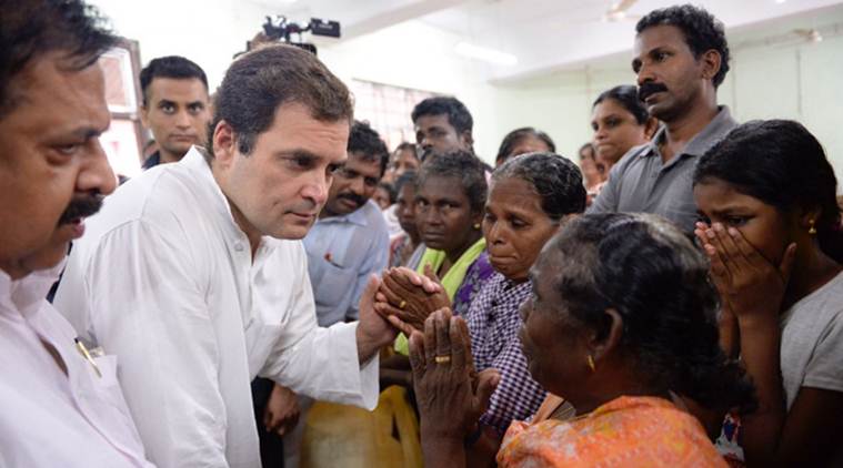 Rahul Gandhi in Kerala LIVE updates: Congress president meets flood-affected people in Chengannur