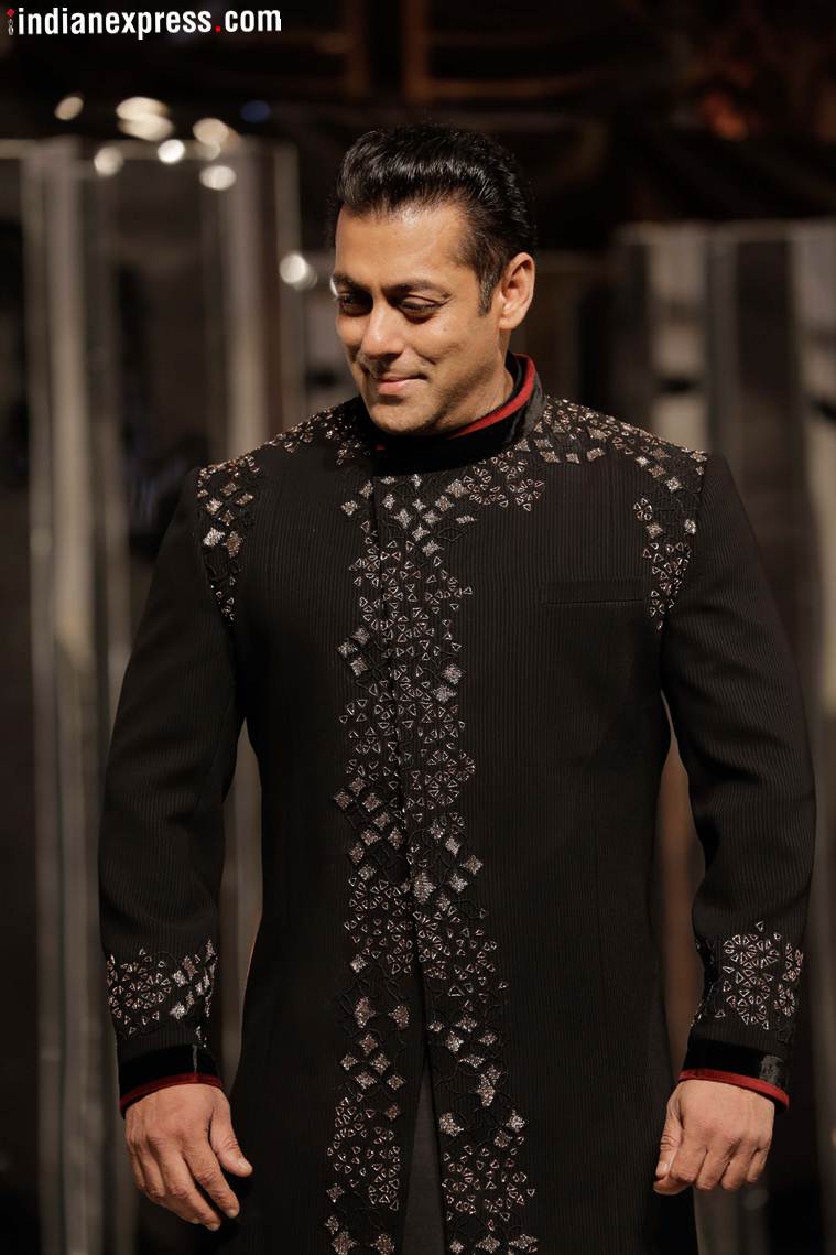 salman khan at manish malhotra show