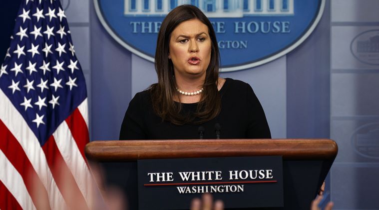 White House spokeswoman Sarah Sanders leaving job at end of month