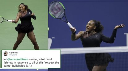 Serena Williams won her first US Open match wearing a tutu, and Tweeple  love it!
