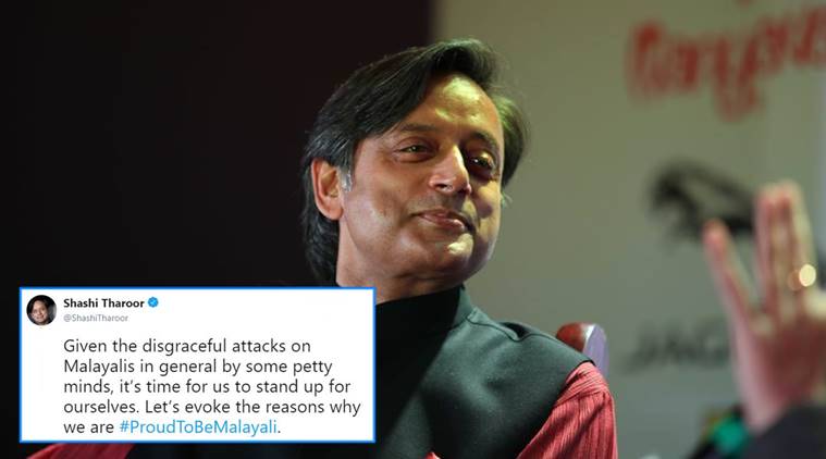 #ProudToBeMalayali, Shashi Tharoor, arnab goswami, kerala floods, Shashi Tharoor #ProudToBeMalayali tweet,
