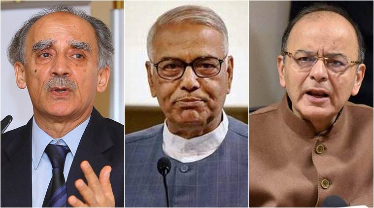 Arun Jaitley, Rafale deal, Rafale deal controversy, Rafale deal price row, Yaswant Sinha, Arun Shourie, Reliance Defence Rafale deal, Indian express