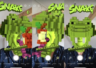 Nokia, HMD Global, Snake, Facebook, Snake on Facebook, Nokia Snake, Nokia Facebook, Facebook games, Facebook AR, Snake Mask, Snake Real World filters