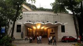 Jehangir Art Gallery in MumbaiExpress photo by Santosh Parab20th August 2018 Jehangir Art Gallery, Mumbai art gallery, contemporary visual arts, classical architectural plan, Sir Cowasji Jehangir, MIT-trained architect Durga Shankar Bajpai, architect-designer Alvar Henrik Aalto, indian express eye stories, indian express