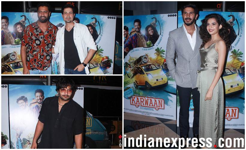 special screening of Karwaan Vicky Kaushal, Sumeet Vyas, Ali Fazal