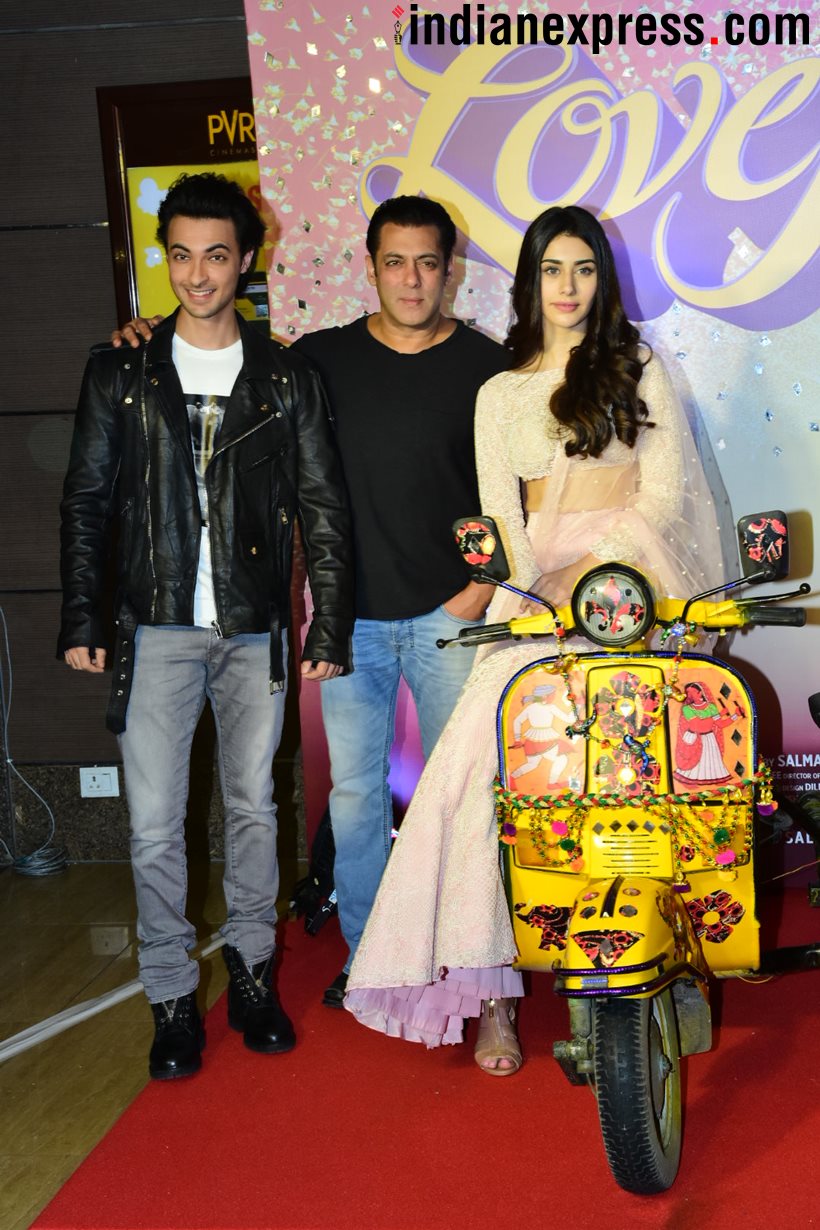 Salman Khan, Aayush Sharma, Warina Hussain