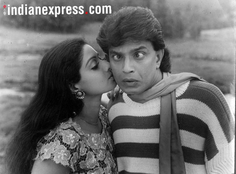 sridevi with mithun chakrabarty