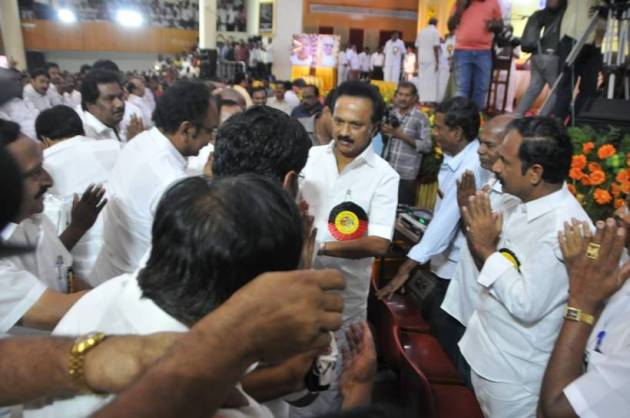 M K Stalin elected DMK president unopposed, Durai Murugan becomes treasurer
