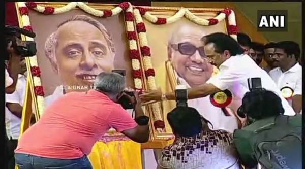 M K Stalin elected DMK president in Chennai