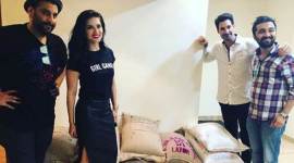 sunny leone kerala floods