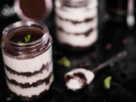Tiramisu in a jar, dessert