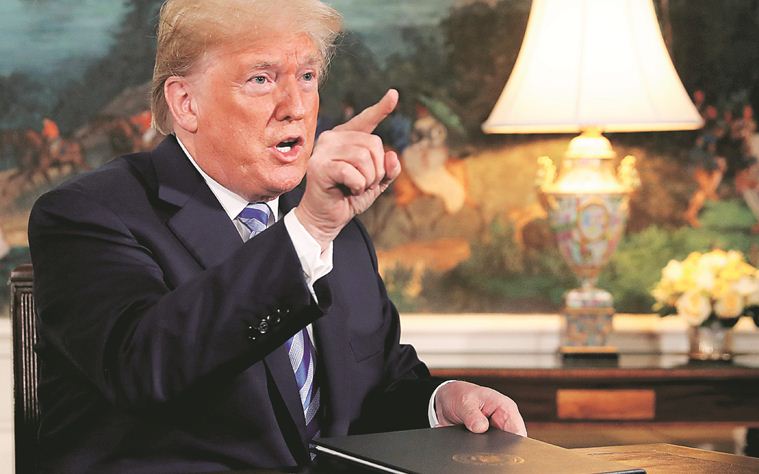 US Iran sactions, Iran sactions, Donald trump, US-Iran ties, US-Iran, 2015 nuclear accord, iran nuclear deal, Hassan Rouhani, iran nuclear program, US news, Indian express