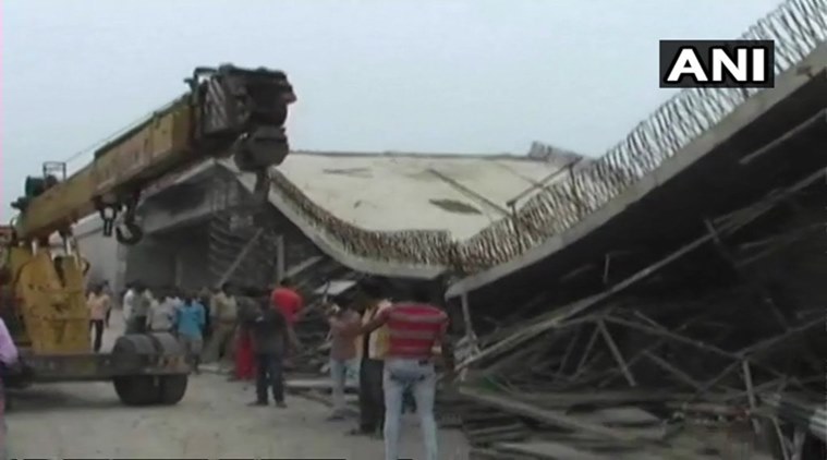 UP: Part of under-construction bridge collapses in Basti, four injured