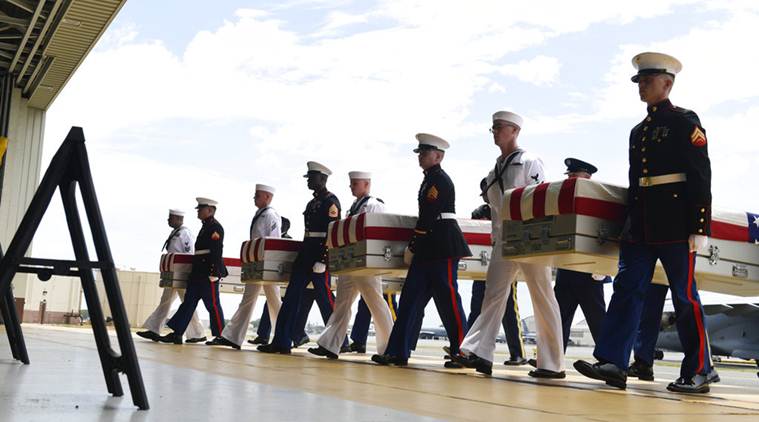 US welcomes home remains of presumed war dead from North Korea | World ...