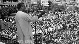 BJP leader Atal Bihari Vajpayee addressing a rally. Express archive photo Atal Bihari Vajpayee had a habit of surprising his critics.