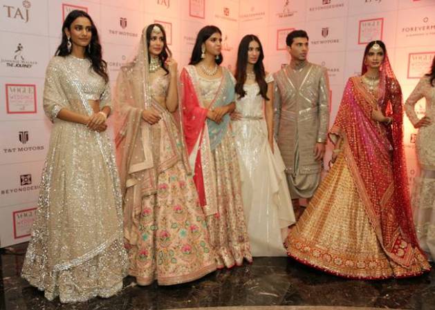 Vogue Wedding Show 2018, Sabyasachi bridal designs, Manish Malhotra bridal designs, Tarun Tahiliani bridal designs, Anita Dongre bridal designs, indian express, indian express news