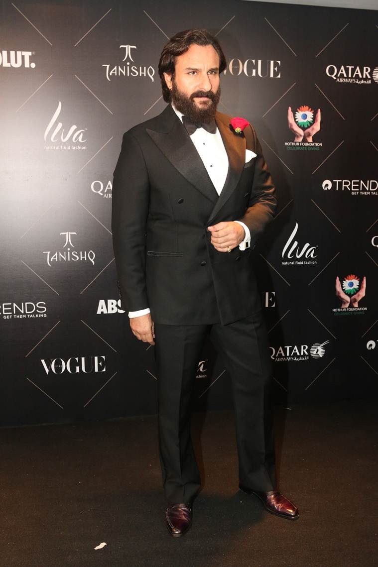 saif ali khan at vogue beauty awards 2018