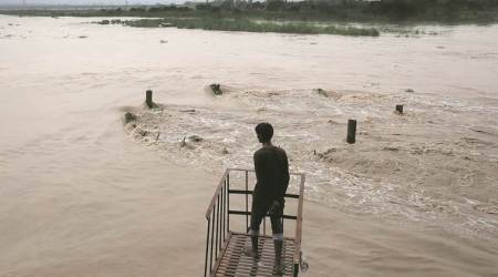 yamuna on flood alert, relief camps set up