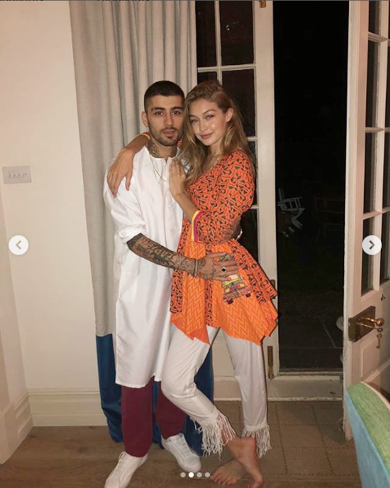 Gigi Hadid Zayn Malik Celebrate Eid In Style Dress Up In Ethnic Wear Fashion News The 