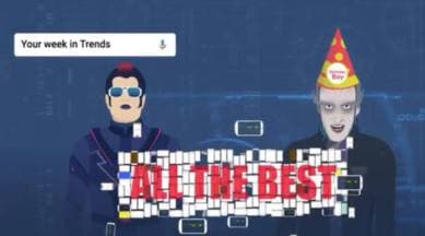 Google India's animated clip features Rajinikanth and Akshay Kumar as   meme-fest continues | Trending News,The Indian Express