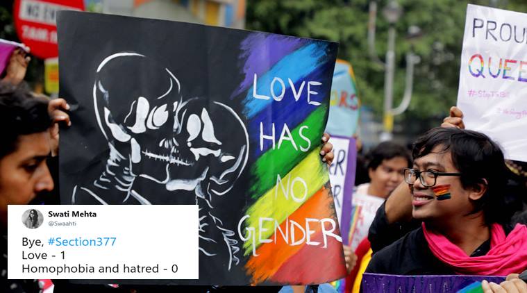 ‘love Is Love Netizens Cheer As Supreme Court Legalises Homosexuality 