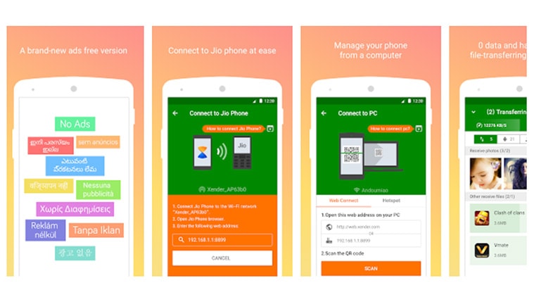 app to share files between android and iphone