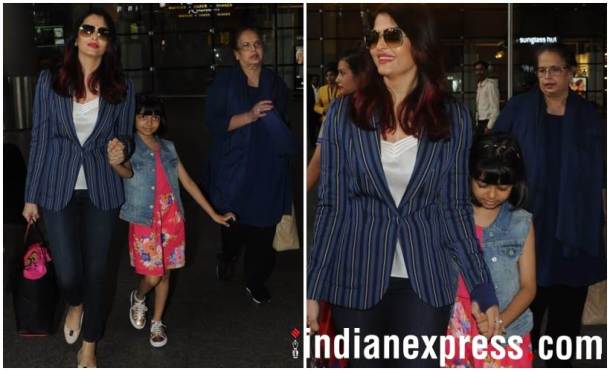 Aaradhya, Aishwarya Rai Bachchan, Brindya Rai,