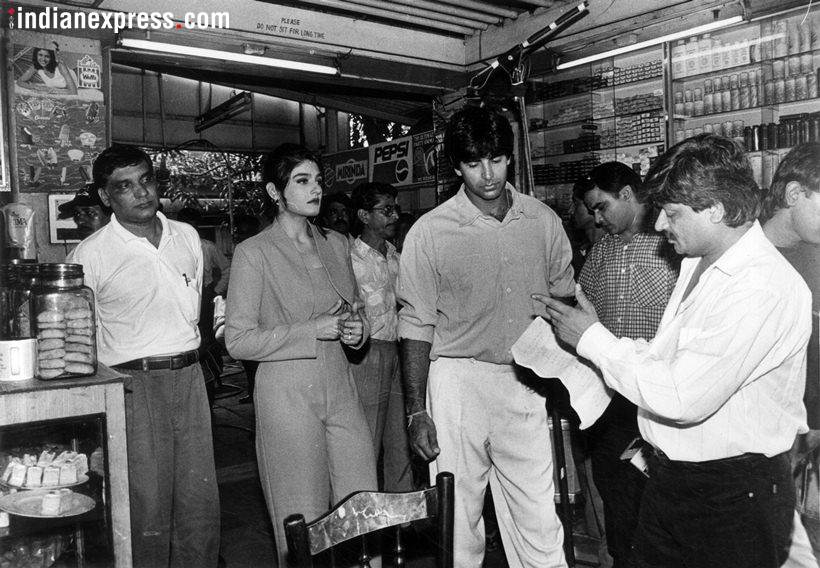 akshay kumar with raveena tandon