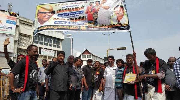 To assert his power in DMK, M K Alagiri marches to Karunanidhi Samadhi