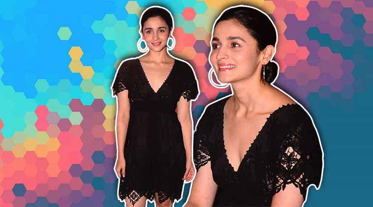Dressed In A Stunning Black Gown Who Did Alia Bhatt Call From The Toilet  Seat