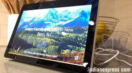 All three smart speakers cater to a different set of audience, with the Echo Show being the premium most. (Express photo/Anuj Bhatia)