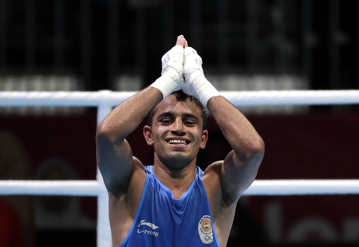 Indian Boxer Amith Panghal Gets To Number One Rank