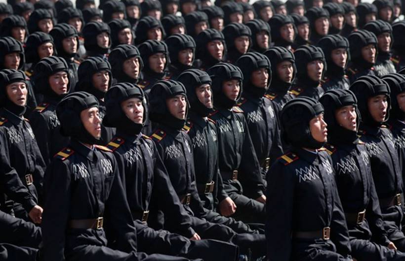 Drones and gymnasts: North Korea marks 70th anniversary with military parade