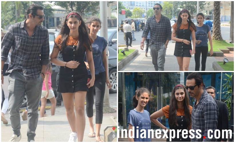 Arjun Rampal daughters Mahikaa and Myra