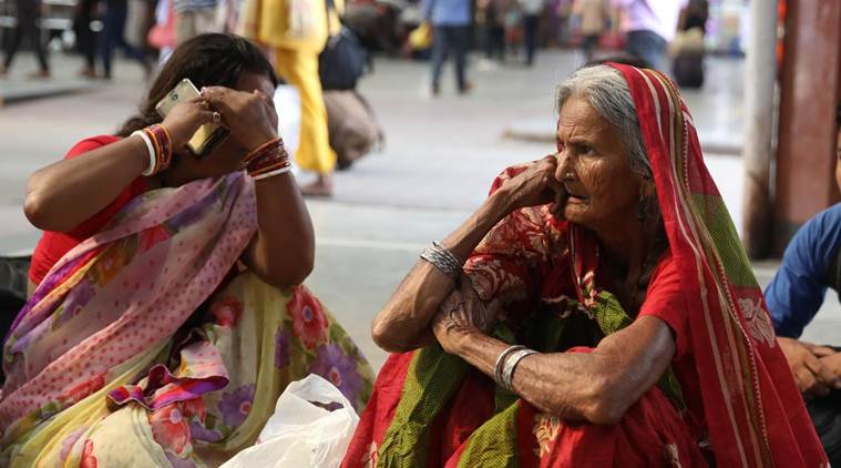 Several passengers were left stranded at Howrah Station due to the 12-hour bandh today. (Express photo/Partha Paul)