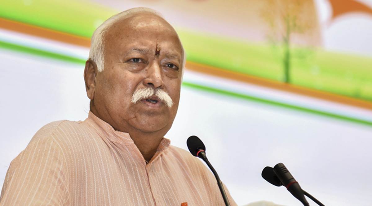 Mohan Bhagwat, RSS, RSS chief's Speech, Mohan Bhagwat on Muslims, Hindu-Muslims, BJP, Sangh, Vishwa Hindu Parishad, Hindutwa, Idnian express column
