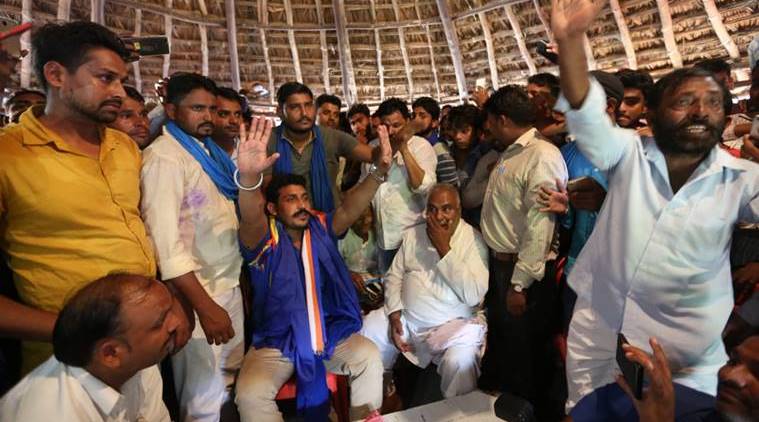 Bhim Army Chief, Chandrashekhar, Bhim Army Chief Chandrashekhar released, Chandrashekhar related early, NSA, Saharanpur violence, UP, Indian Express