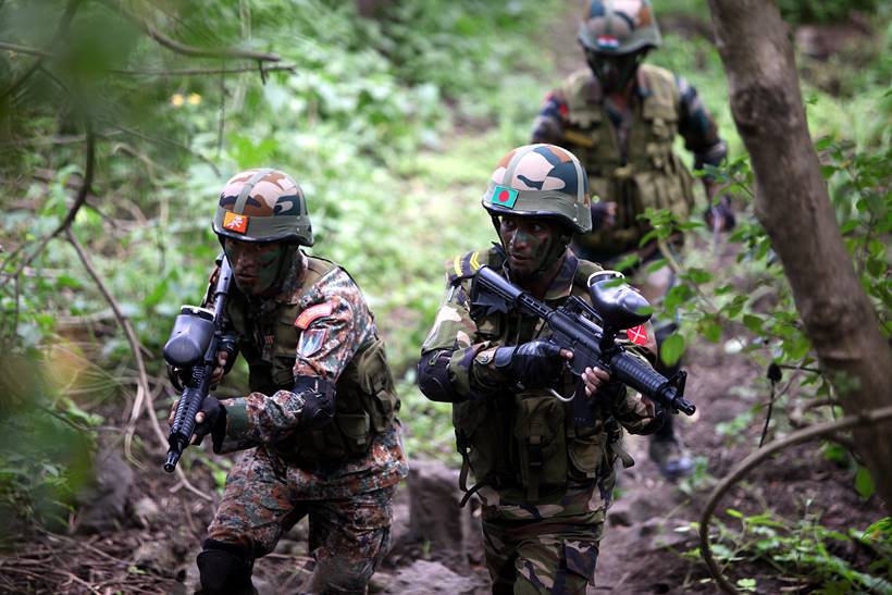BIMSTEC, BIMSTEC nations, BIMSTEC military exercise, BIMSTEC military exercise pictures, BIMSTEC pune pictures, Pune military station, Indian Express, latest news
