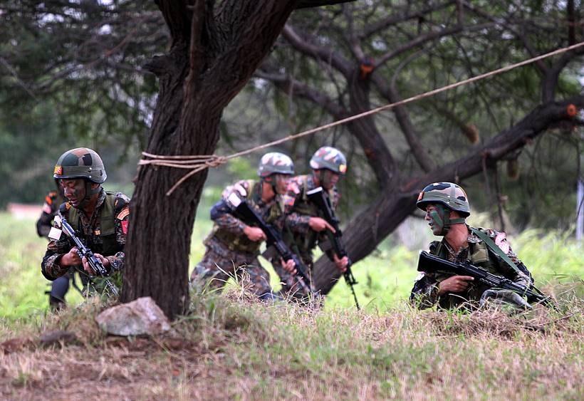 BIMSTEC, BIMSTEC nations, BIMSTEC military exercise, BIMSTEC military exercise pictures, BIMSTEC pune pictures, Pune military station, Indian Express, latest news