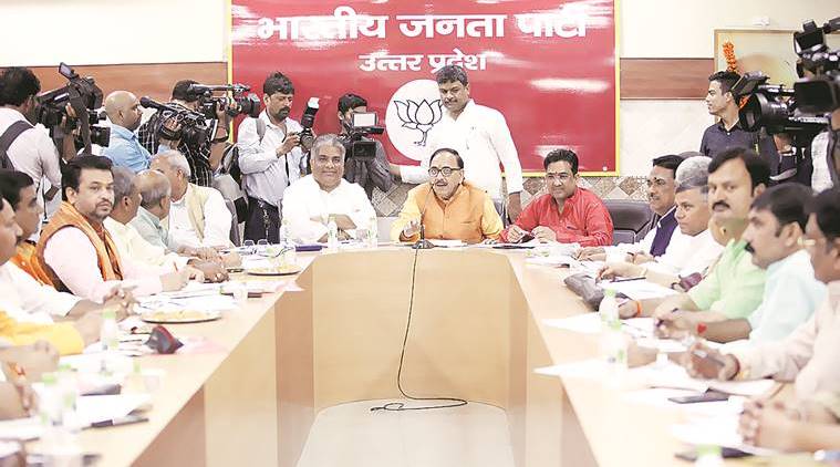 Bharatiya Janata Party, 2019 elections, Uttar Pradesh, PM Modi birthday, Atal Bihari Vajpayee death anniversary, BJP UP, BJP events, BJP, Lucknow, Indian express