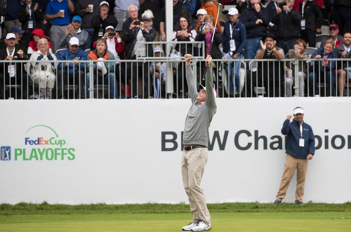 Keegan Bradley Holds Off Justin Rose In Playoff To Win Bmw Championship Sports News The Indian Express