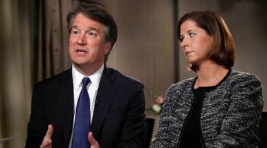 Brett Kavanaugh: says he won't let 'false accusations' push him out