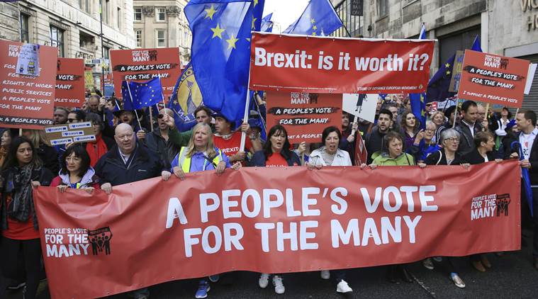 Britain's Labour Party keeps second Brexit referendum on table