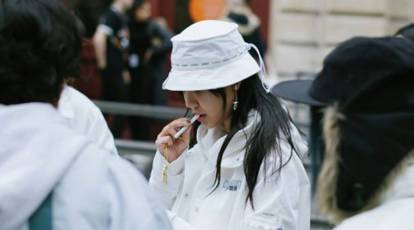 We saw people wearing bucket hats at Paris Fashion Week. Are they