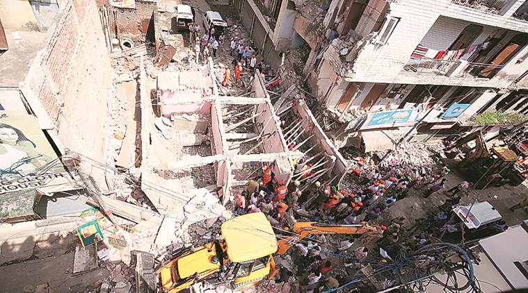 Ashok Vihar building collapse: North body acts against officials, orders survey