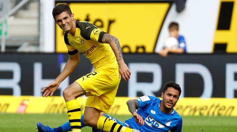 Christian Pulisic again rescues 10-man Borussia Dortmund from first defeat
